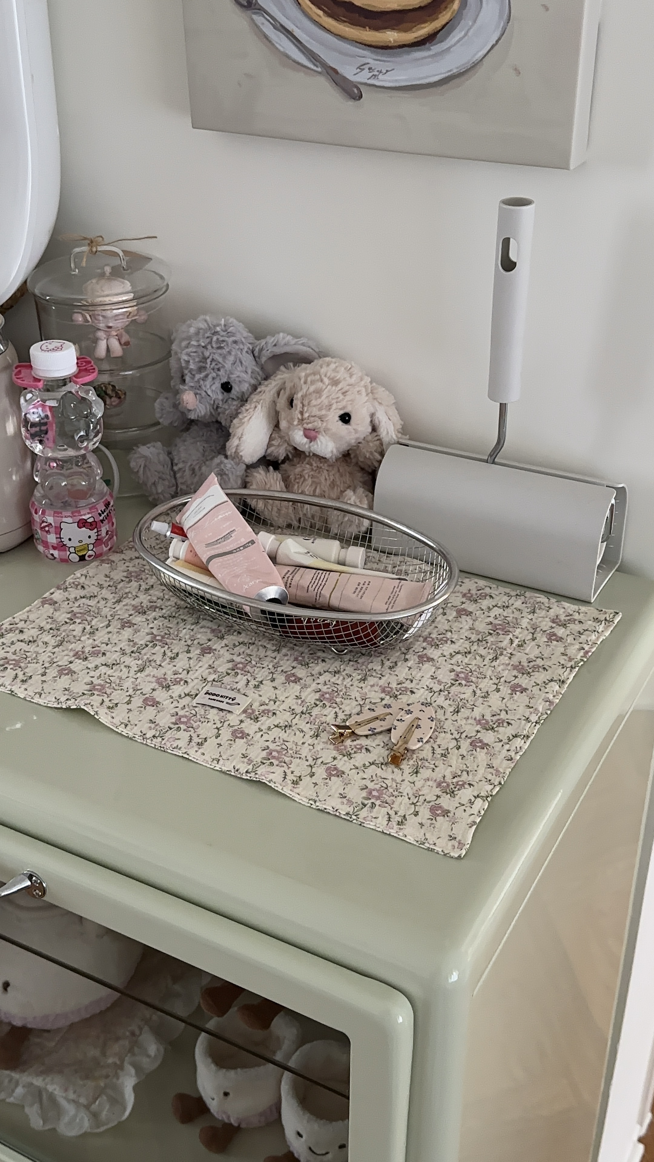 田园碎花双层纱家居餐垫ins风