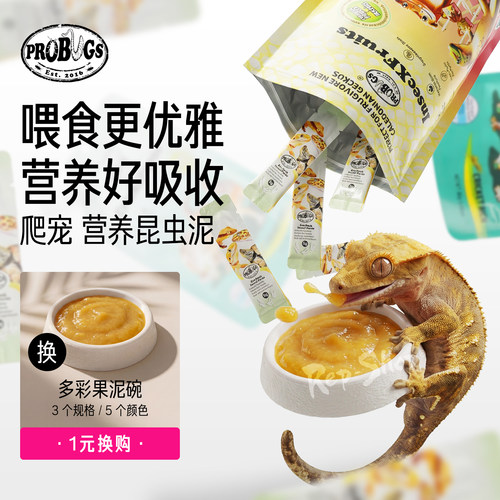 豹纹守宫饲料睫角鬃狮蜥蜴凝胶