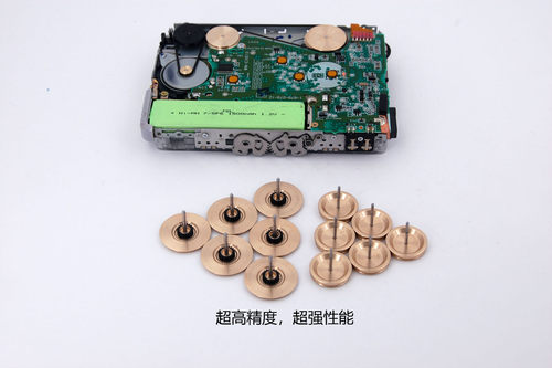 超薄随身听高精度铜飞轮主导轴EX2000 EX610 EX615 铜飞轮主导轴