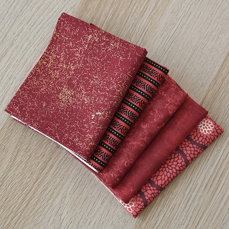 进口拼布布料 美国印花布 手工DIY棉布 5色组 0620-5