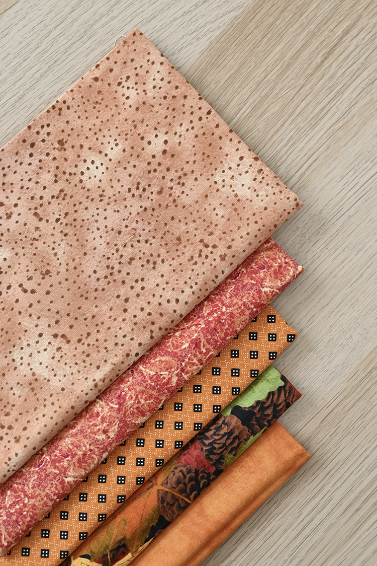 特价 进口拼布布料 美国印花布 手工DIY棉布 5色组 0620-7