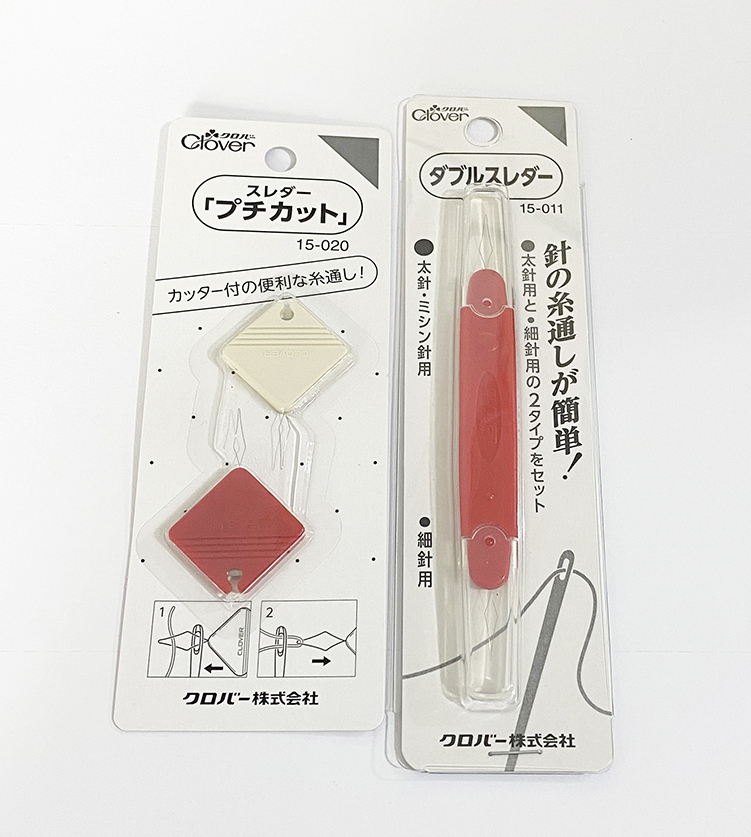 日本进口clover可乐工具缝纫用引线器 穿线器 穿针器 15-020/011