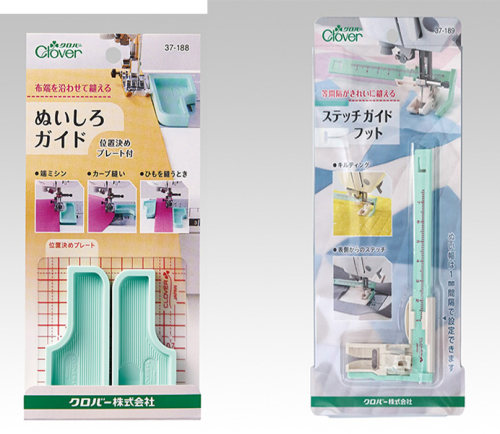 日本Clover可乐牌DIY手工具 37-188/189 缝纫用尺板 机缝辅助工具