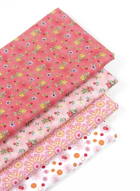 手工DIY棉布/韩国进口拼布布料/印花棉布 1/4码单位 170513-15