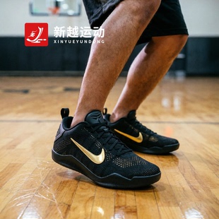 NIKE耐克 Kobe 11 科比11黑金曼巴低帮实战训练篮球鞋IM4260-001