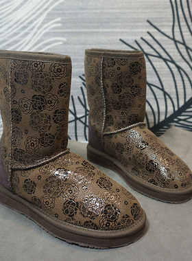 61-2冬季新款真皮羊皮毛一体雪地靴 多色福利款 中筒靴