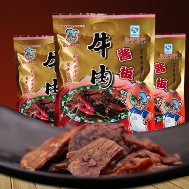 张老头酱板牛肉358g 即食