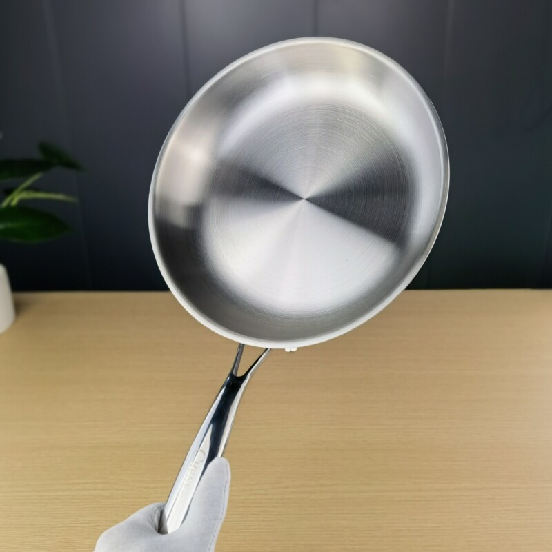 陈可乐食品级316不锈钢煎锅无涂层煎饼煎蛋煎牛排鸡蛋饼平底2628