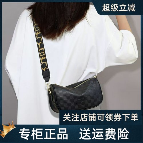 Viney包包女新款2025女包斜挎包真皮枕头包腋下包高级感单肩小包