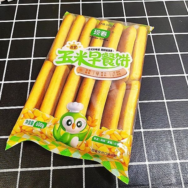现春现春玉米早餐饼内蒙古通辽特产老式玉米棒面包零食糕点