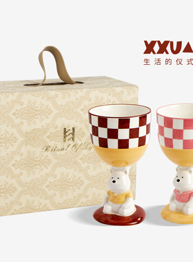 生日礼物女生杯子创意伴手礼实用礼盒高脚杯可爱创意搞怪儿童杯子