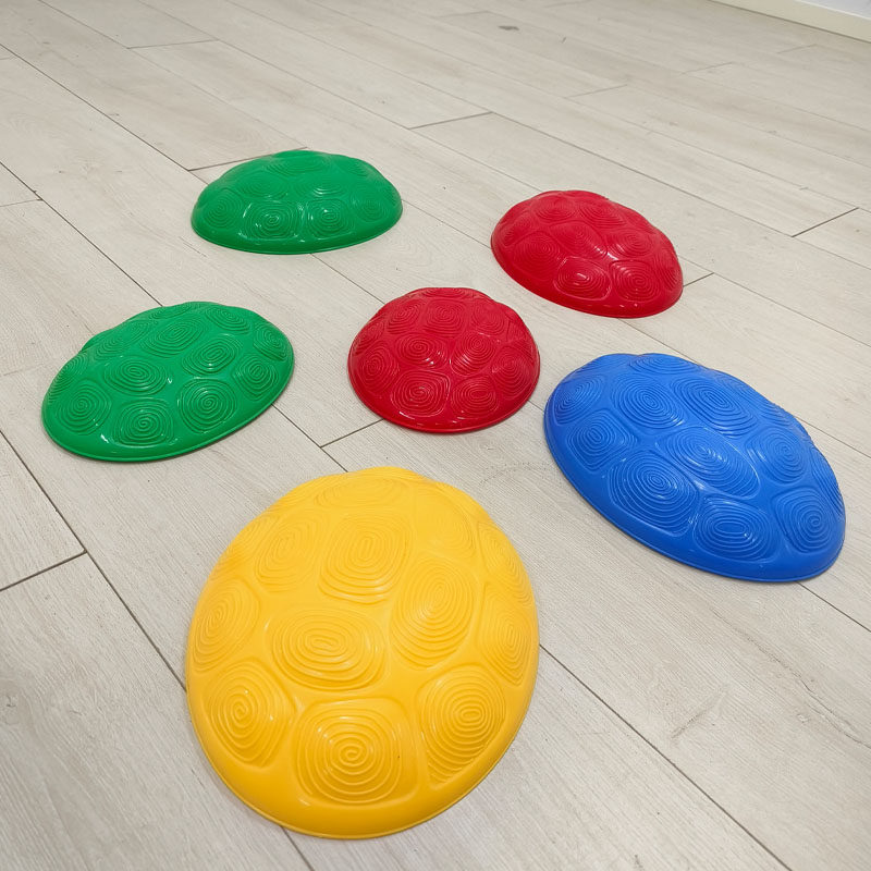 早教感统训练儿童过河石幼儿园平衡踩踏石龟背脚踩家用前庭玩具