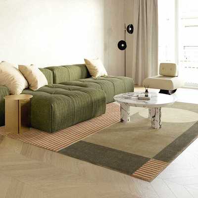 高档宿心 轻奢风抽象客厅地毯家用卧室床边毯现代简约沙发茶几毯