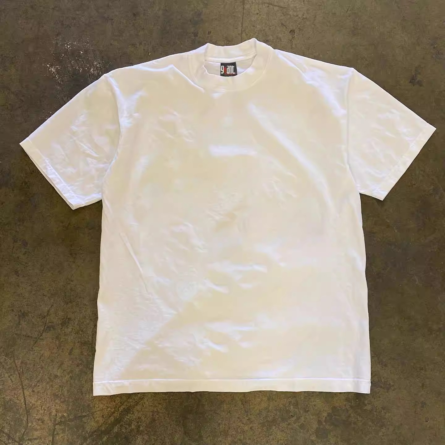 外贸清仓~尾货品牌捡漏黑白百搭纯色经典款上衣服男女纯棉短袖t恤
