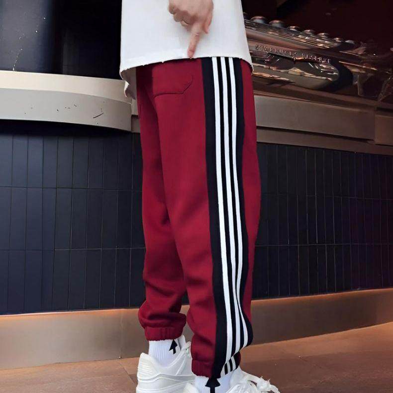 休闲运动裤男休闲长裤子韩版潮流秋冬季宽松阔腿束脚卫裤潮牌ins