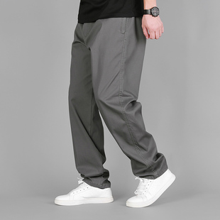 大码 防丢拉链口袋高腰男士 工装 裤 子 春秋新款 男宽松休闲裤 2025新品