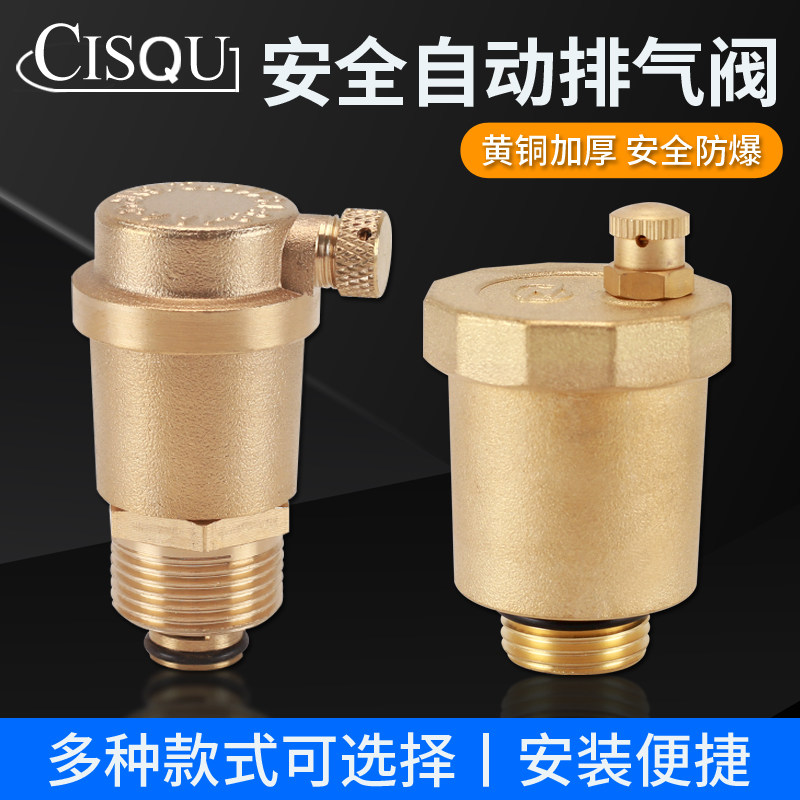 排气阀优质黄铜锻压成型经久耐用图片