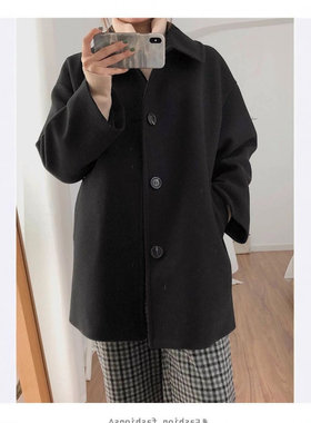 薄款秋冬新款大衣女外套韩版宽松