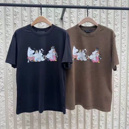 【姆明系列】正品短袖T恤2026夏新品阿苏特染长绒棉MBF2TEE045