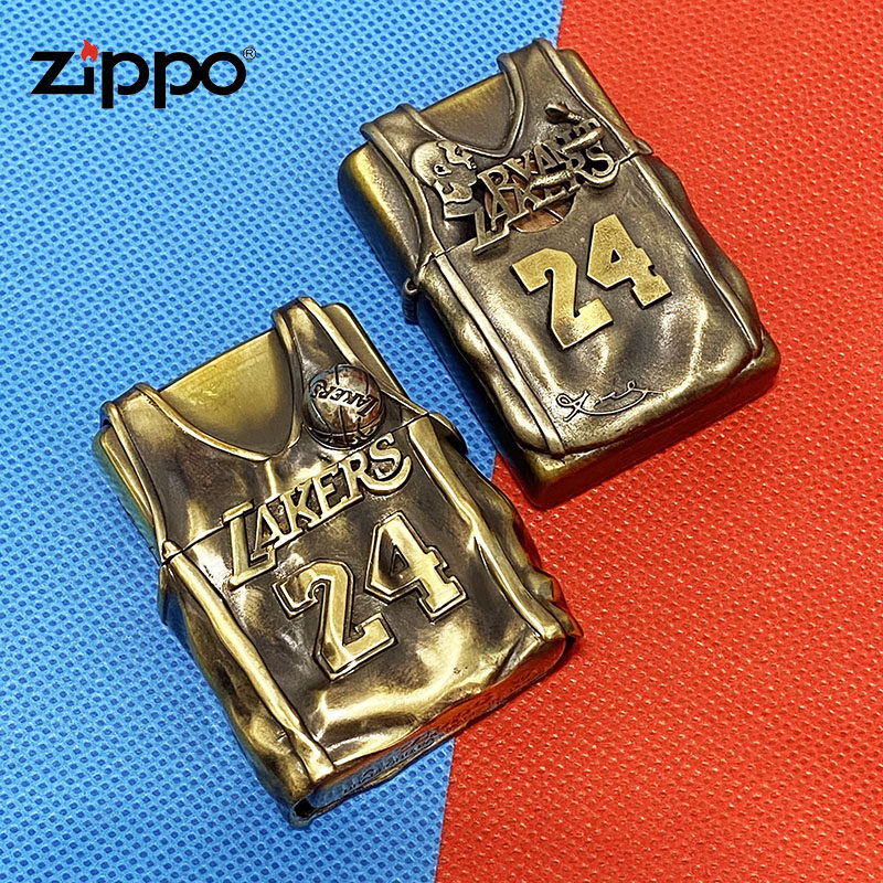 科比zippo打火机正版原装正品芝宝男士纪念款限量版收藏刻字24号
