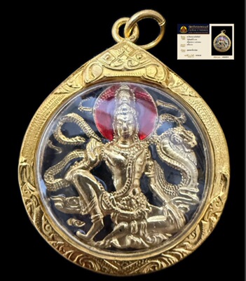 泰国特色佛牌龙婆龙2549红太阳泽度金吊坠项链送链子已祝福