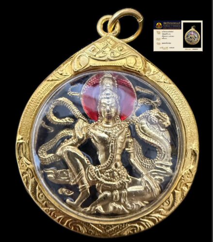 泰国特色佛牌龙婆龙2549红太阳泽度金吊坠项链送链子已祝福
