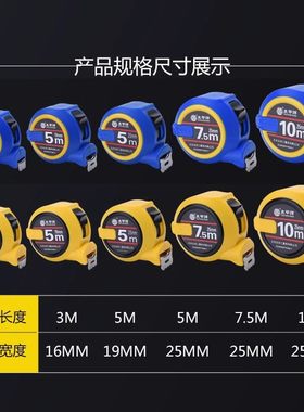 太平洋卷尺防水耐磨高精度加厚