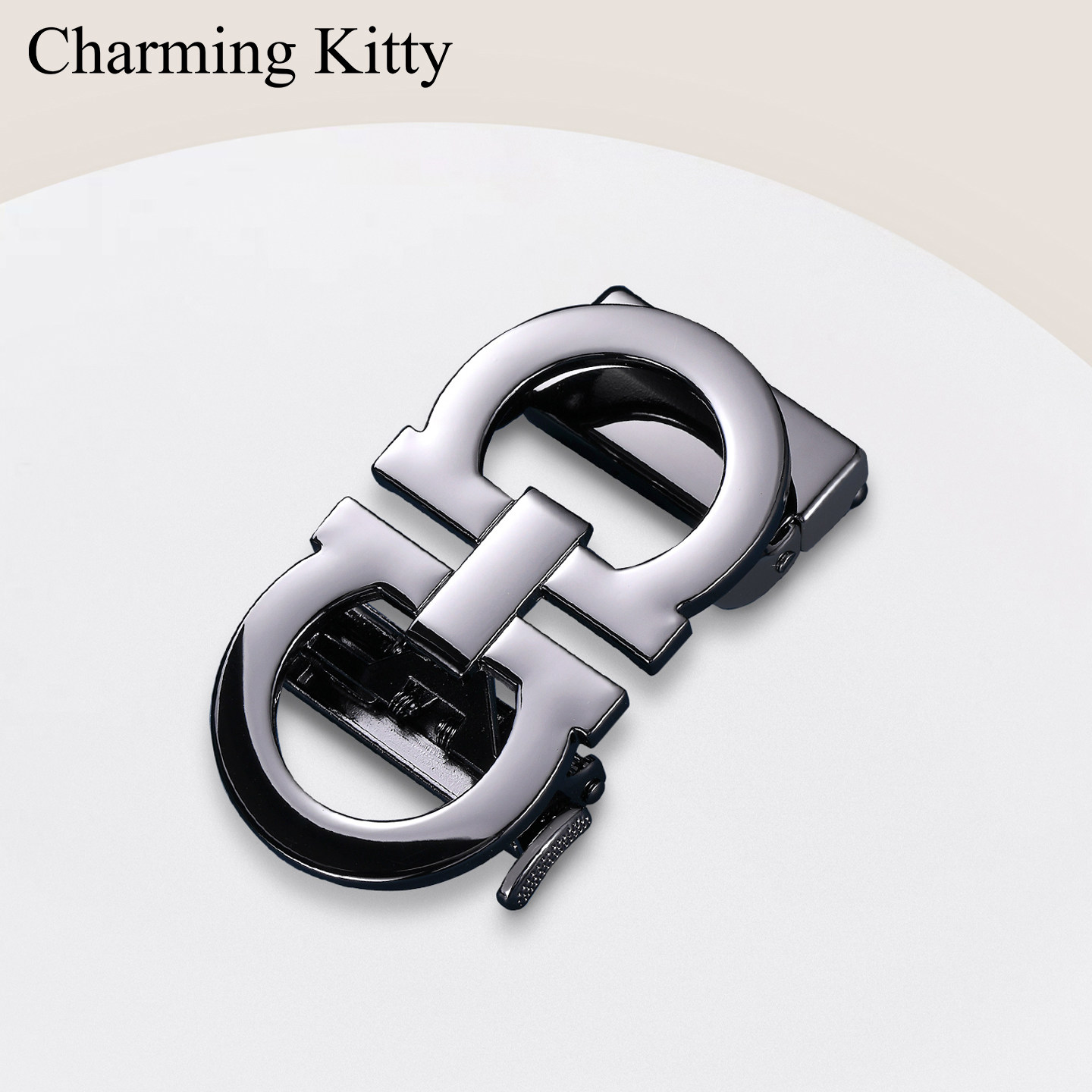 男士自动扣头皮带头腰带自动扣单扣头锌合金3.5cm适用高档卡扣