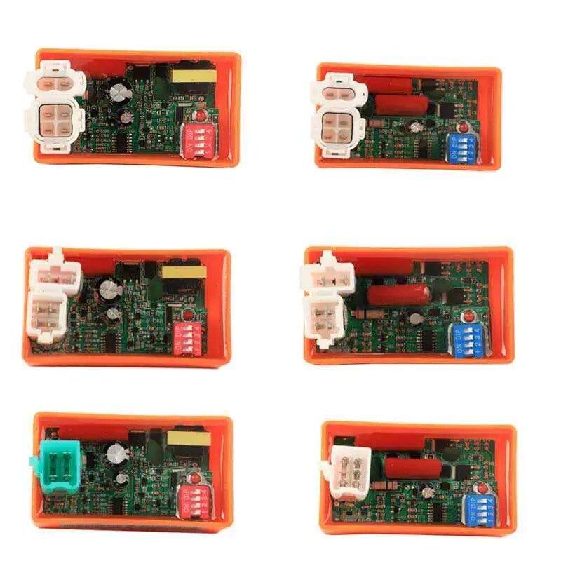CG125 GY6 6针AC交流直流带DIP拨码开关摩托车点火器4000-12000