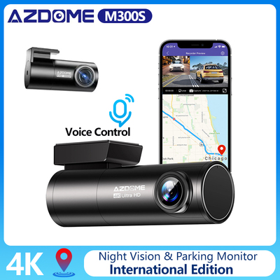 AZDOME行车记录仪4K高清前后镜头