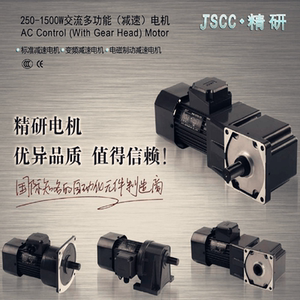 JSCC正品精研齿轮减速电机S250Y38L25RCS370Y38L30RC中空转角马达