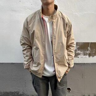美式哈灵顿G9夹克复古休闲工装春秋外套男卡其立领机车防风冲锋衣