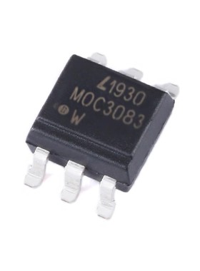 原装正品 MOC3083S-TA1 SMD-6 三端双向可控硅输出光电耦合器芯片