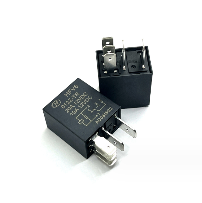 原装宏发继电器HFV6/012Z-TR 5脚一组转换 耐高温130度汽车继电器