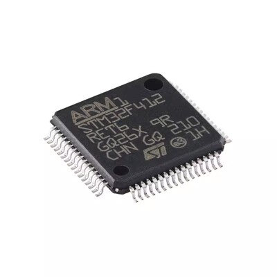原装正品STM32F412RET6 LQFP-64 ARM Cortex-M4 32位微控制器-MCU