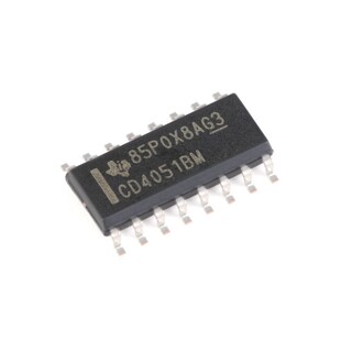 原装正品 CD4051BM96 SOIC-16 CMOS单路8通道模拟多路复用器芯片