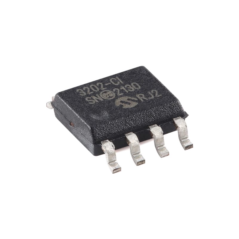 全新原装 MCP3202-CI/SN SOIC-8 12位双通道A/D转换器芯片