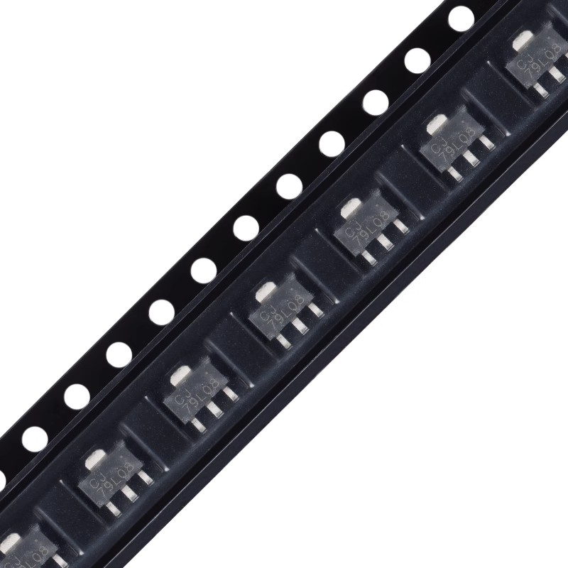原装正品 CJ79L08 SOT-89 8V 100mA 三端负电压调节器稳压器芯片