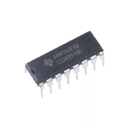 原装正品 直插 CD4051BE DIP-16 芯片 CMOS逻辑器件