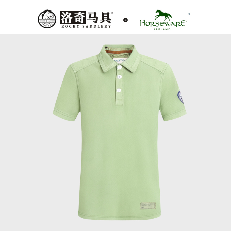 horseware男款衬衫T恤马术