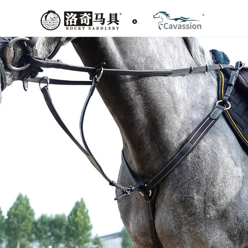 cavassion胸带低头革牛皮