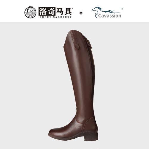 Cavassion马术长靴筒靴女士马靴