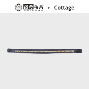 英国Cottage人造钻石眉革 额带 洛奇马具8218070