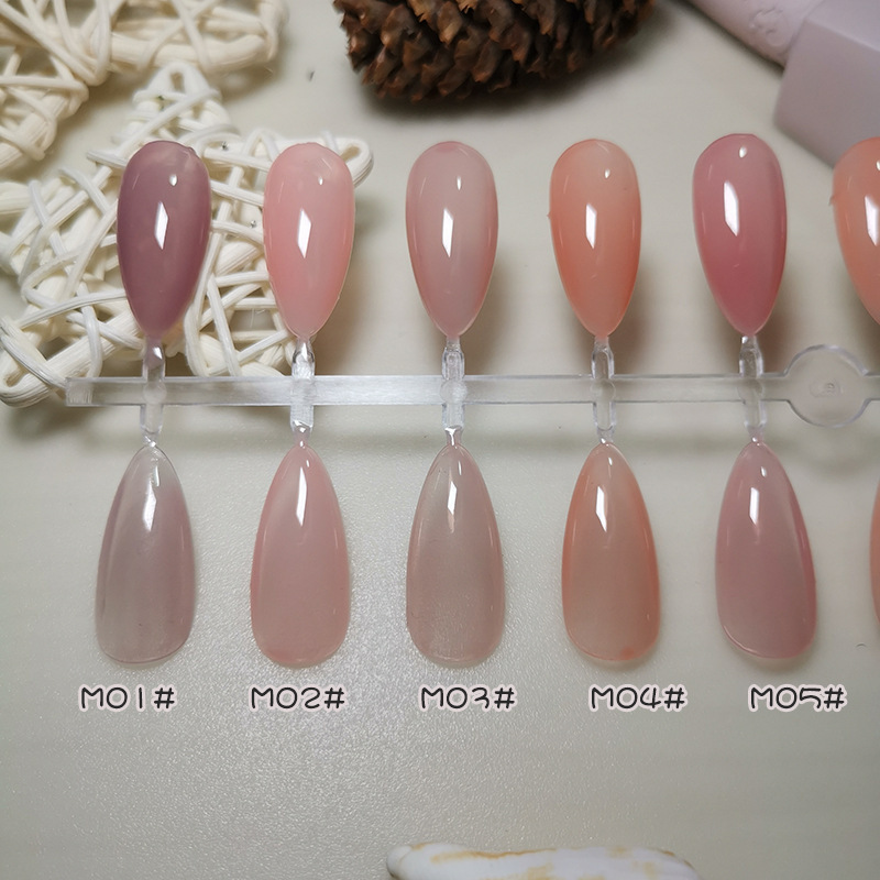 经典百搭裸透色甲油胶蔻丹QQ胶UV