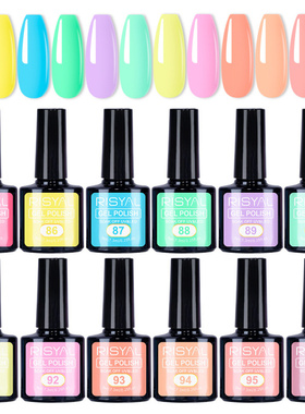 甲油胶糖果马卡龙色Color Gel polish美甲色胶新款美甲胶