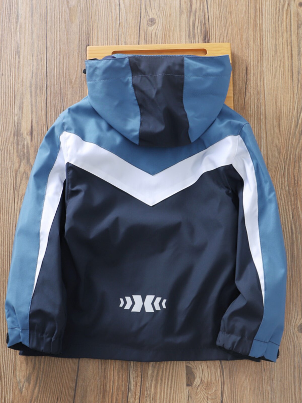 탈부착 안감이 있는 아동용 쓰리인원 자켓 벨벳 자켓 남아용 방풍 자켓 윈드 브레이커 대외 무역 아동복 6