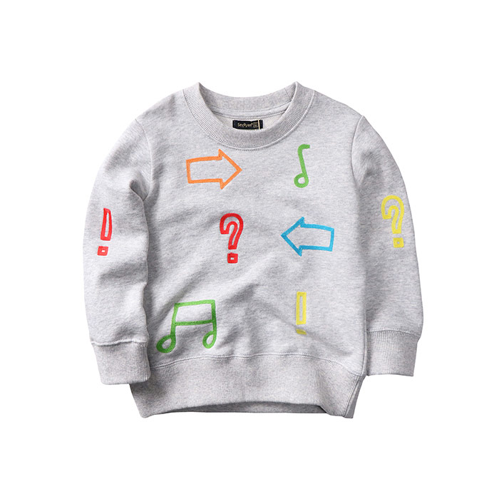 纯棉刺绣长袖t恤童装高端定制