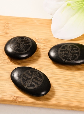 100块六道金刚咒玛尼石结缘金刚神咒双面雕刻西藏密宗放生用品