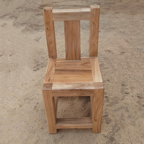 老榆木椅子靠背单人实木餐椅上漆组合小椅原木休闲椅现代简约椅子