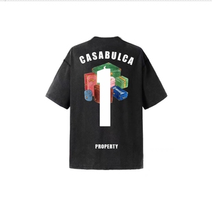 度假休闲夏威夷高街短袖 casabulca 西西里风 24s T恤 旅行一号